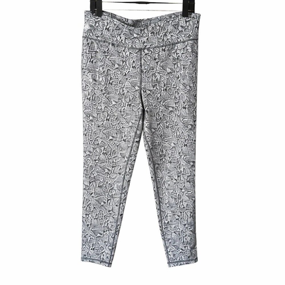 Mondetta Textured Leggings XXL Black White Speckled High Rise Athletic Pants